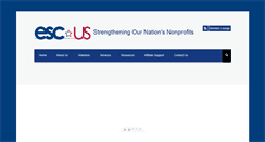Desktop Screenshot of escus.org